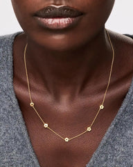 Flower Station Necklace - Rowena Necklace