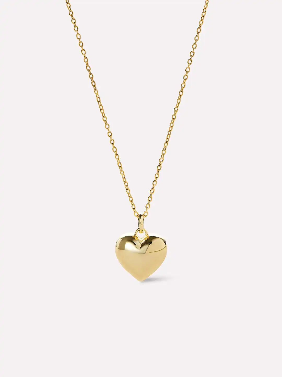 Gold Heart Necklace - Lev Small