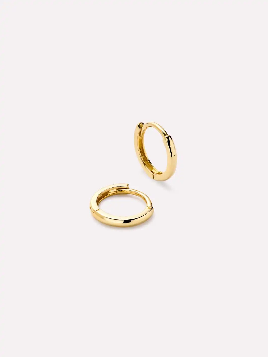 Gold Huggie Hoop Earrings - Gold Huggie Hoops