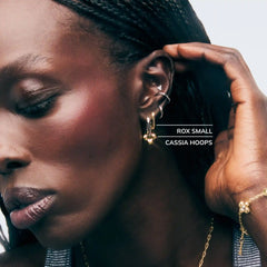 Flower Earrings - Cassia Hoops