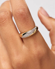 Gold Band Ring - Kira Dome Ring