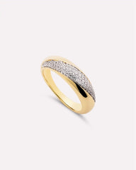 Gold Band Ring - Kira Dome Ring