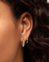 Hoop Earrings - Kira Slim Hoops