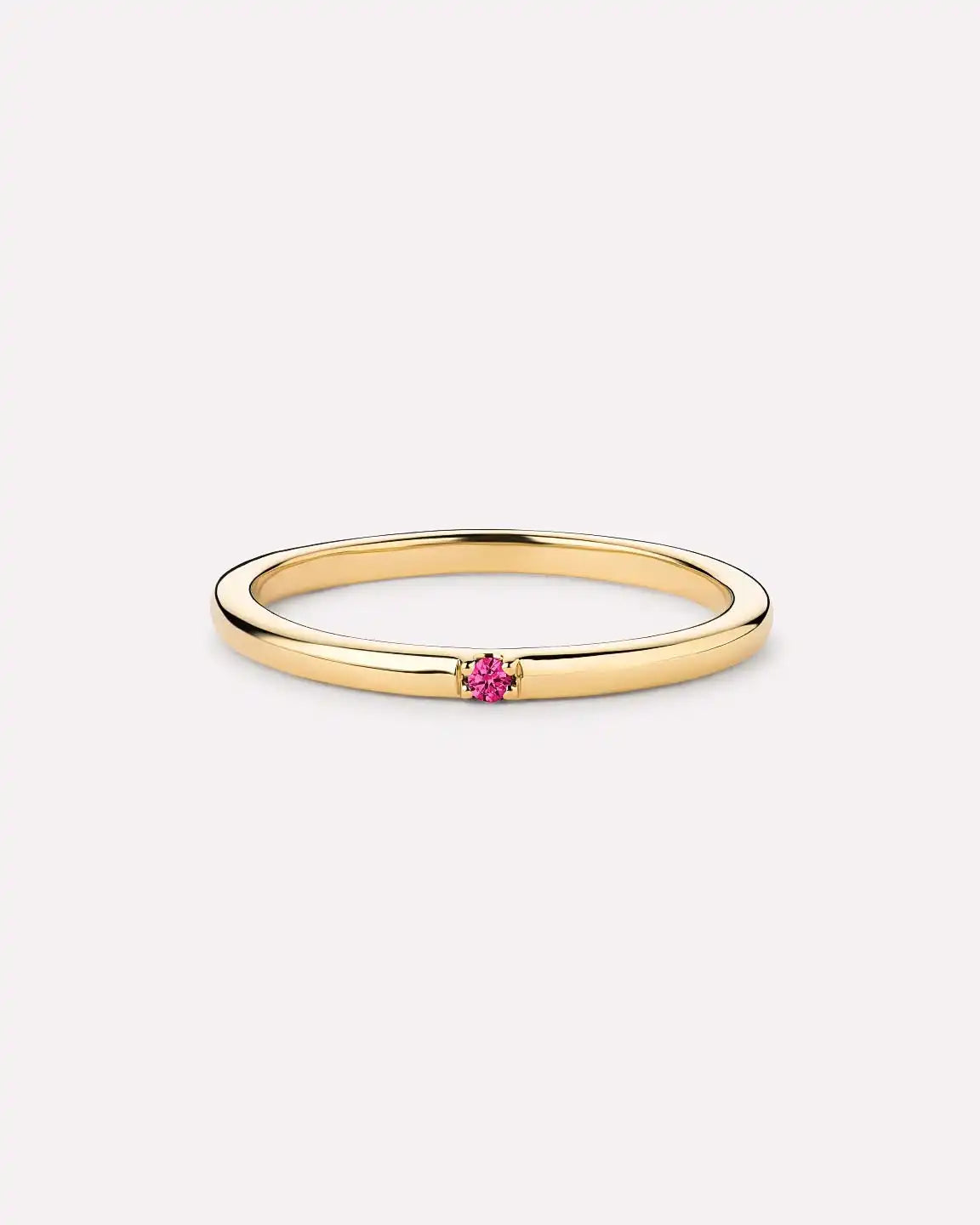 Birthstone Jewelry - Solo Birthstone Ring