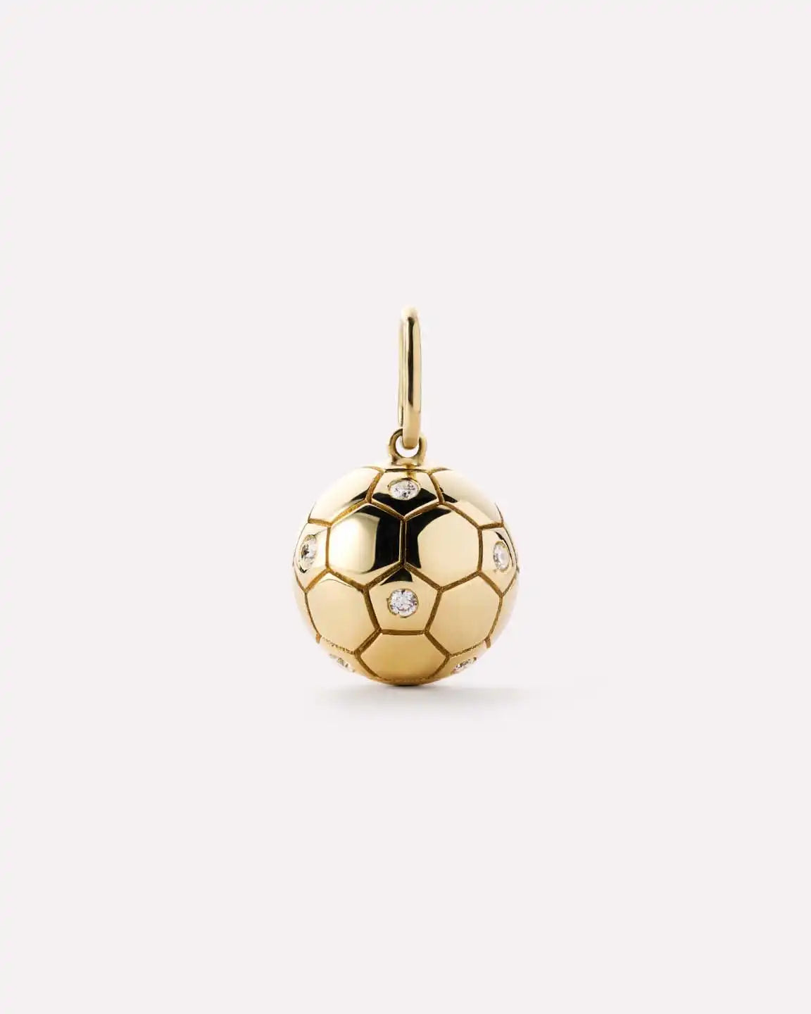 Solid Yellow Gold - Ballon d'Or Charm