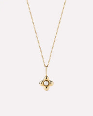Solid Yellow Gold - Pearl Mini Liora Necklace