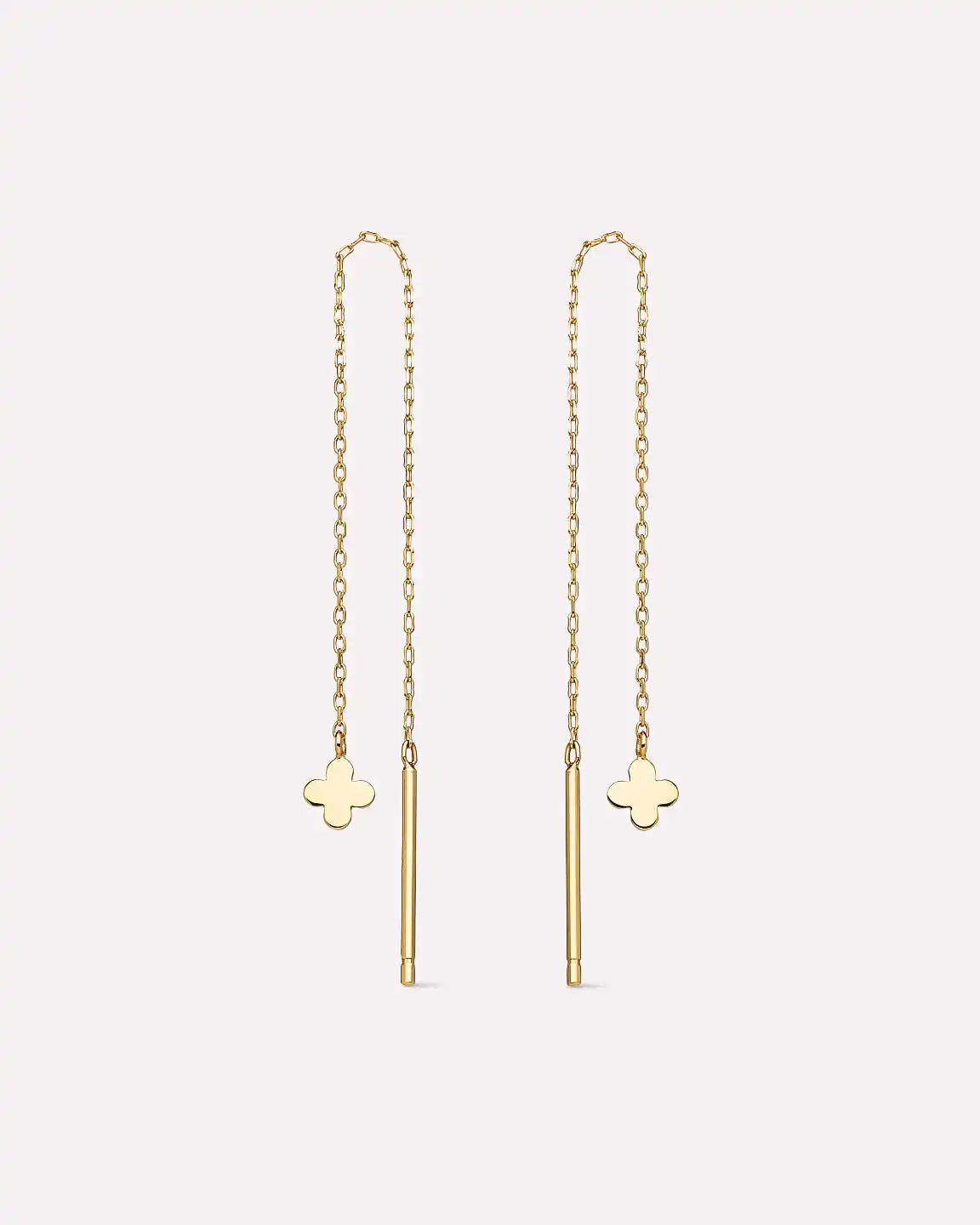 Solid Yellow Gold - Mini Flower Threaders